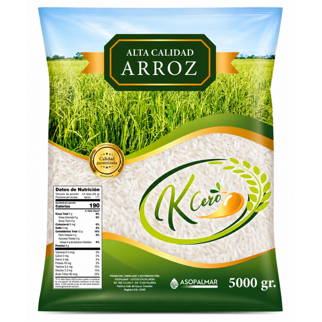 Arroz K-Cero, alta calidad